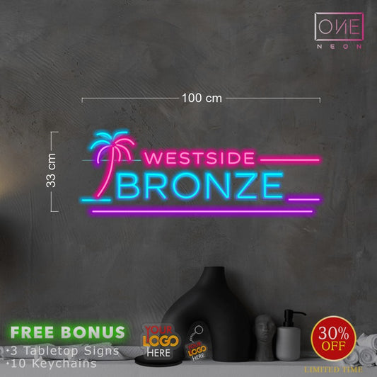WESTSIDE BRONZE | LED Neon Sign