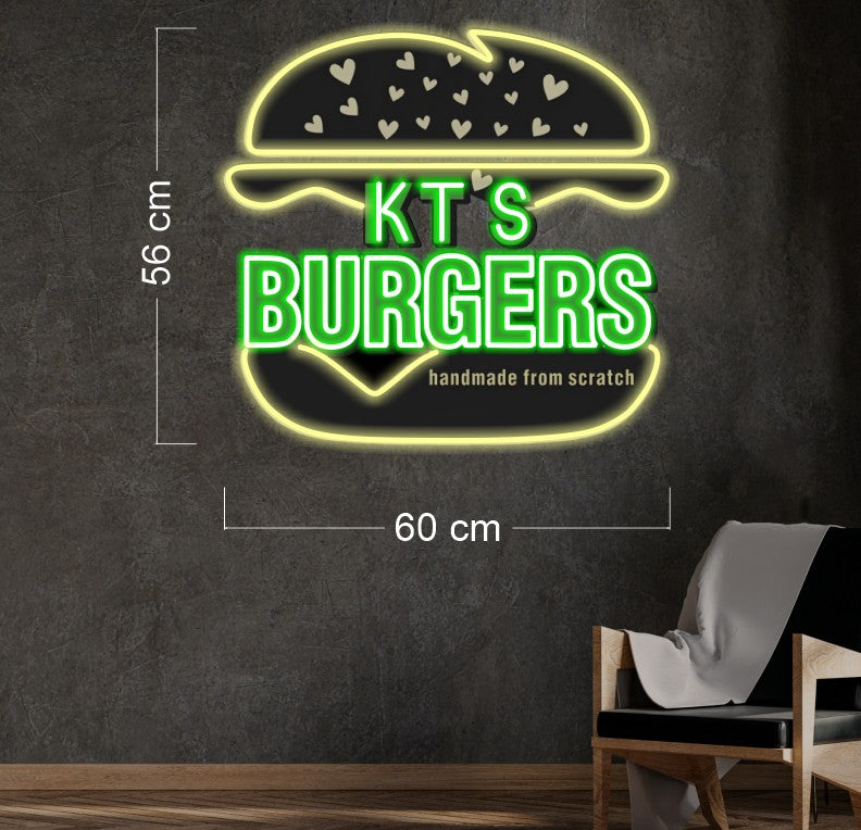 KTS BURGER | LED Neon Sign