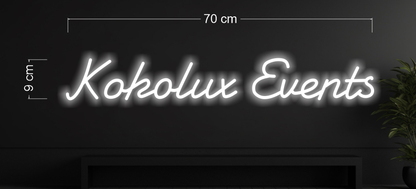 Enseigne au néon LED personnalisée pour entreprise 