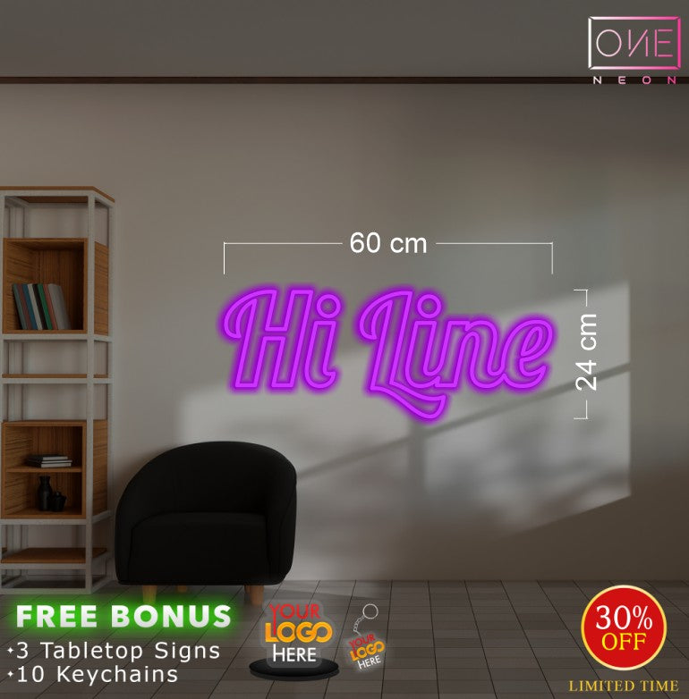 Enseigne au néon LED personnalisée pour entreprise 