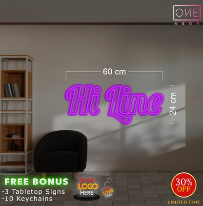 Enseigne au néon LED personnalisée pour entreprise 