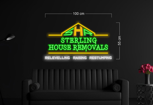 Enseigne au néon LED personnalisée pour entreprise 