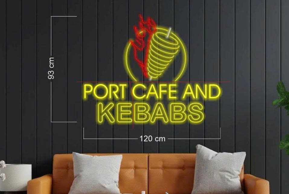 PORT CAFE AND KEBABS | LED Neon Sign – ONE Neon™ Sign - Australia