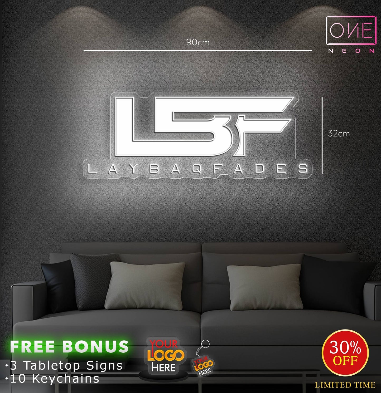 LAYBAQFADES | LED Neon Sign