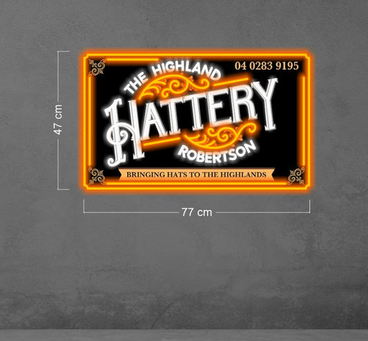 Enseigne au néon LED personnalisée pour entreprise 