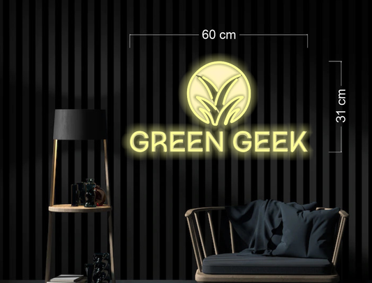 GREEN GEEK & COCKTAILS | LED Neon Sign (2 Waterproof signs)