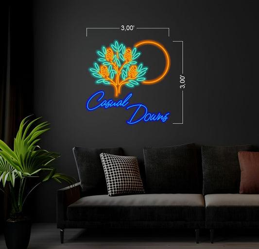 Enseigne au néon LED personnalisée pour entreprise 