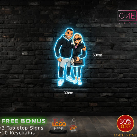 Couple Image | LED Neon Sign