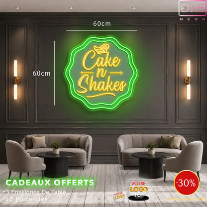 Cake n shakes | LED Neon Sign (2 signs)