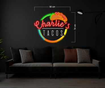 Enseigne au néon LED personnalisée pour entreprise 