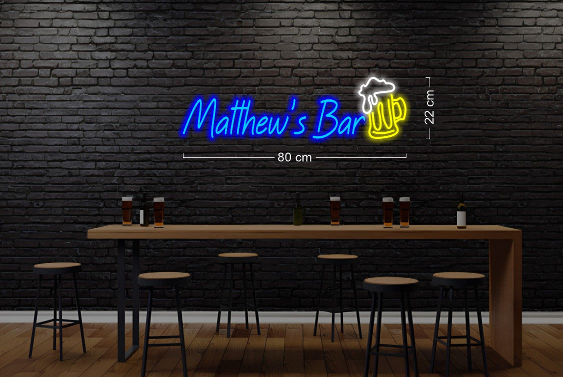 Matthew’s bar | LED Neon Sign