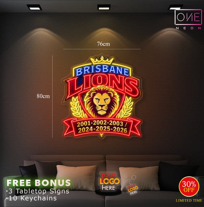 BRISBANE LION | LED Neon Sign
