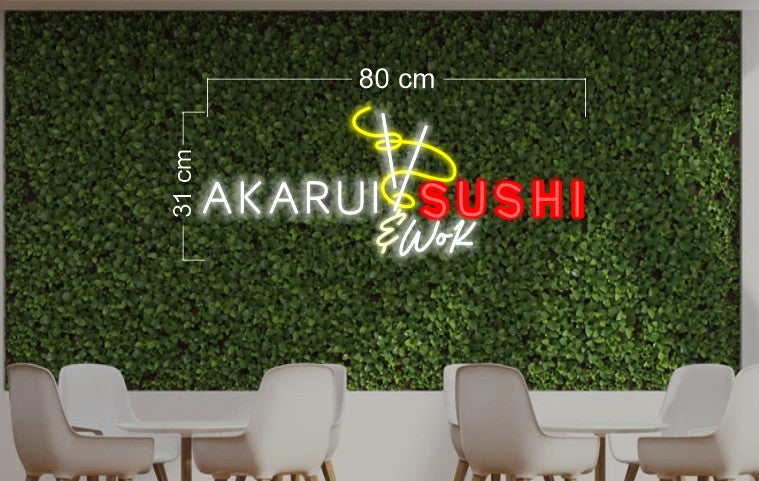 Akarui Sushi Wok| LED Neon Sign