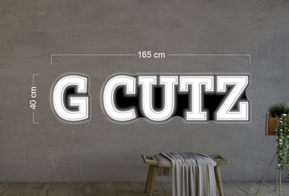 G CUTZ & BARBERS | LED Neon Sign (2 signs)