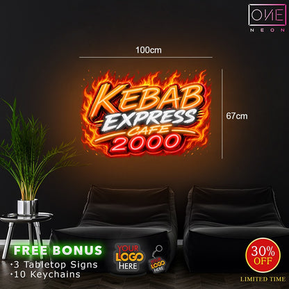 Kebab express cafe 2000| LED Neon Sign
