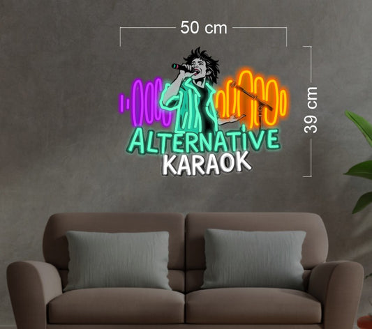 ALTERNATIVE KARAOK | LED Neon Sign