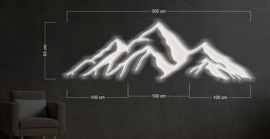 Moutain | LED Neon Sign (express + RGB)