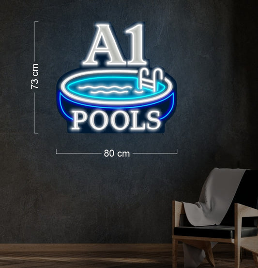 Enseigne au néon LED personnalisée pour entreprise 