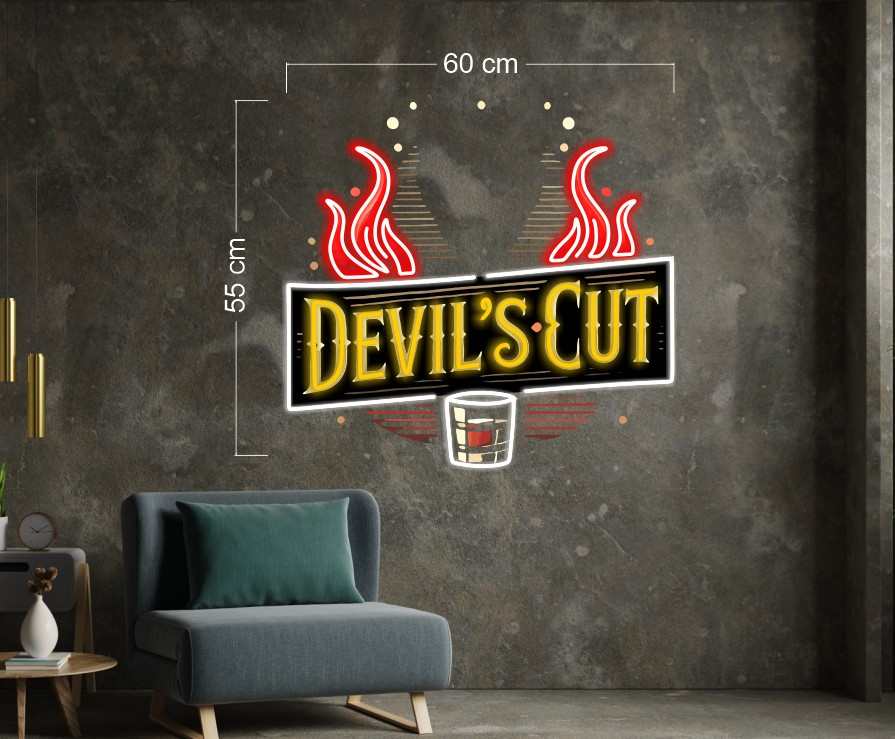 DEVIL'S CUT | LED Neon Sign