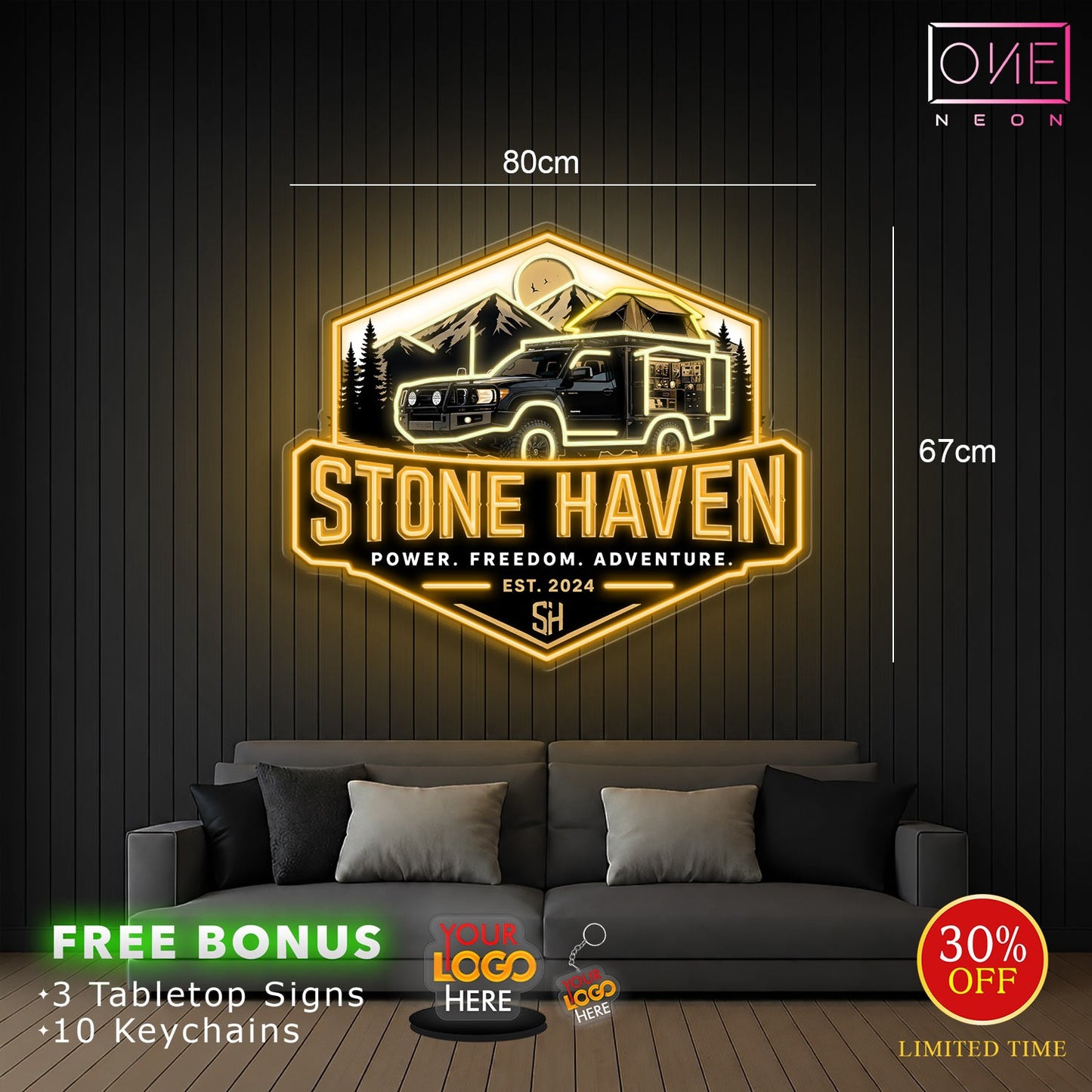 Stone Heaven | LED Neon Sign
