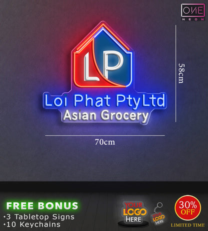 Loi Phat PtyLtd  Asian Grocery | LED Neon Sign