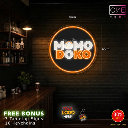 MOMO DOKO | LED Neon Sign (waterproof)