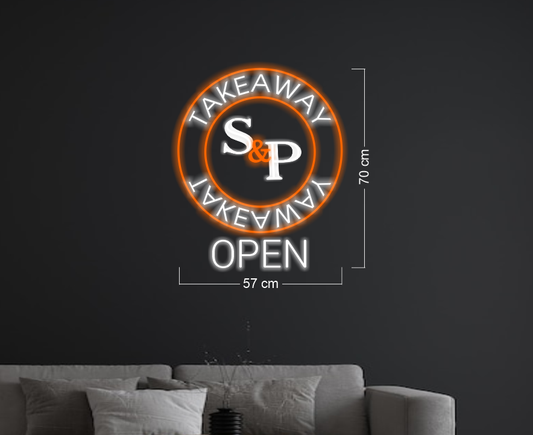 Enseigne au néon LED personnalisée pour entreprise 