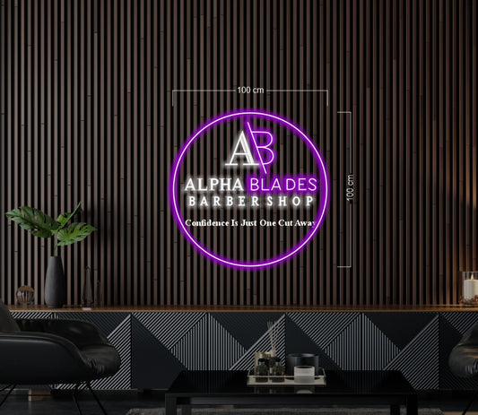 Enseigne au néon LED personnalisée pour entreprise 