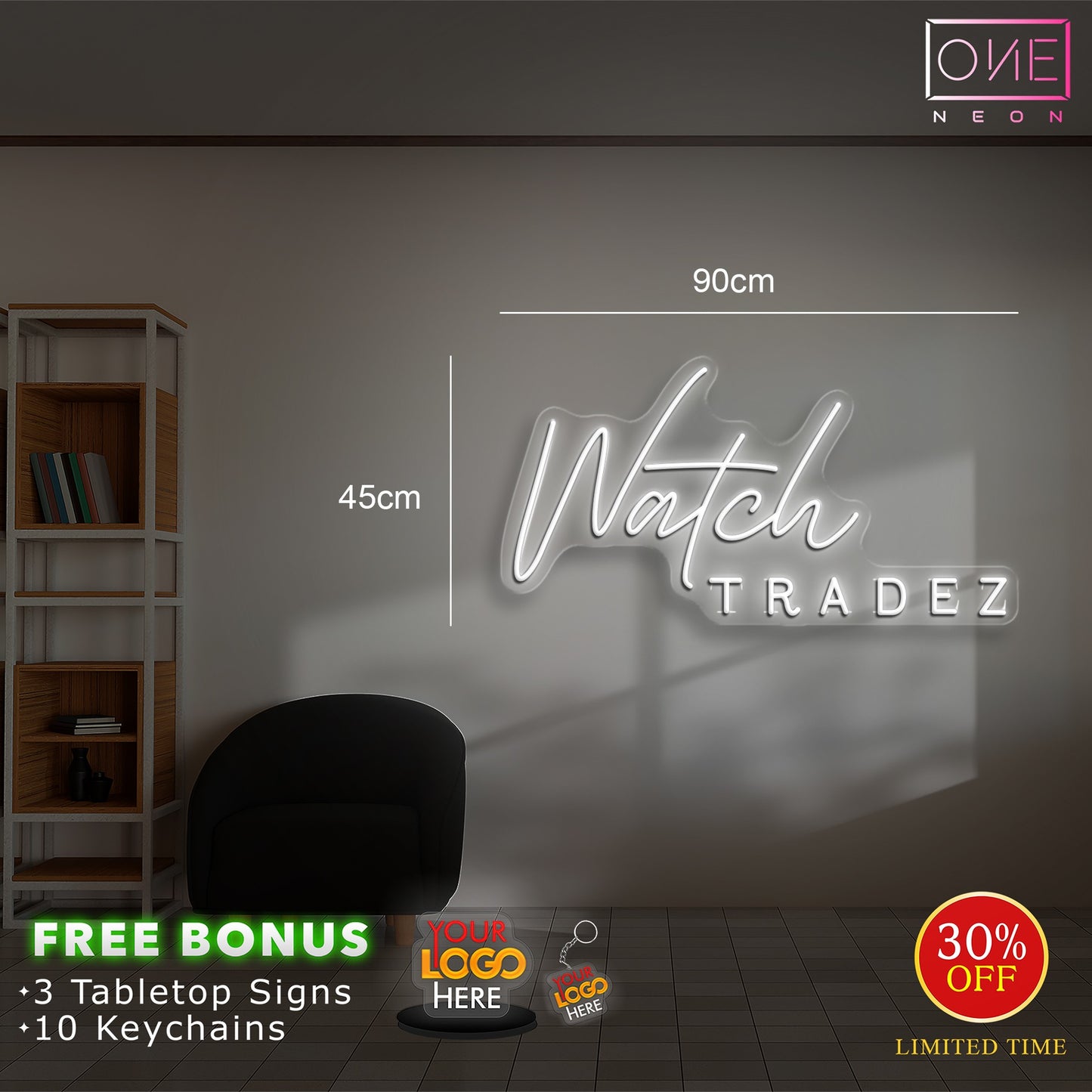 Watch Tradez+ Solahart balacatta ( 2 signs) | LED Neon Sign