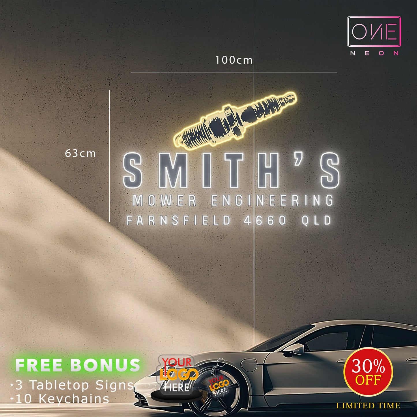 Smith's mower engineerings | LED Neon Sign