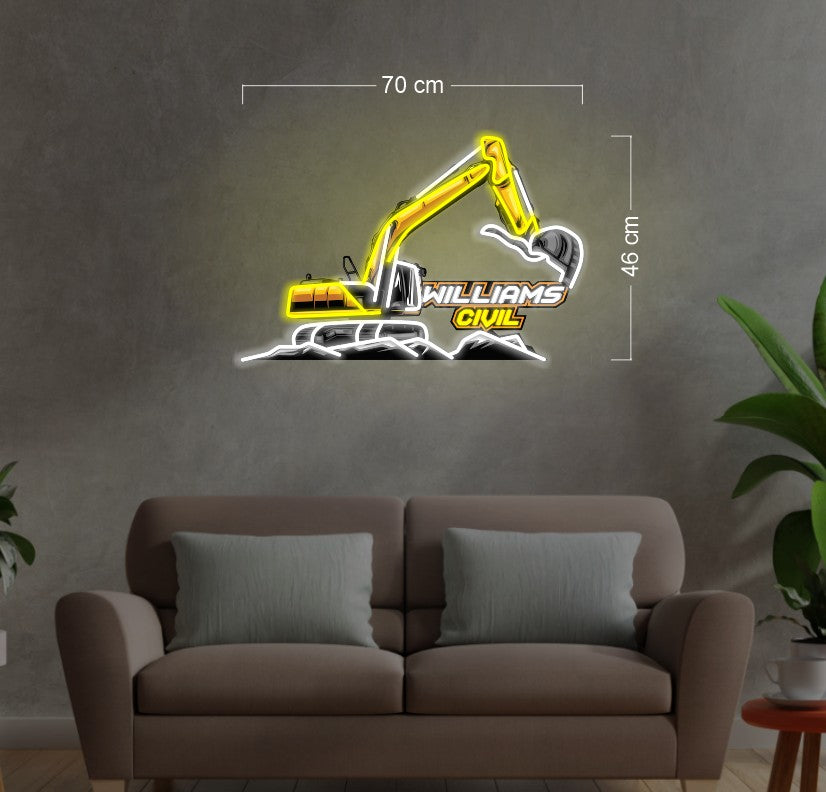 Enseigne au néon LED personnalisée pour entreprise 