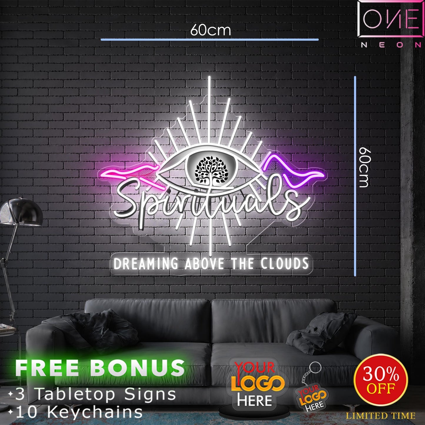 SPIRITUALS | LED Neon Sign