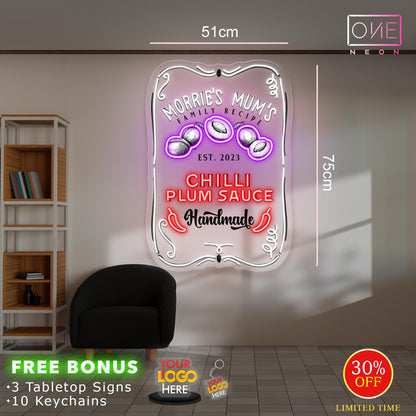 Enseigne au néon LED personnalisée pour entreprise 