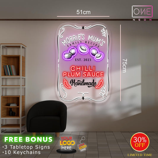 Chilli plum sauce | LED Neon Sign