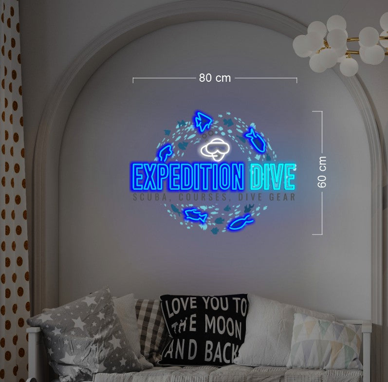 EXPEDITION DIVE + SCUBA SMART| LED Neon Sign