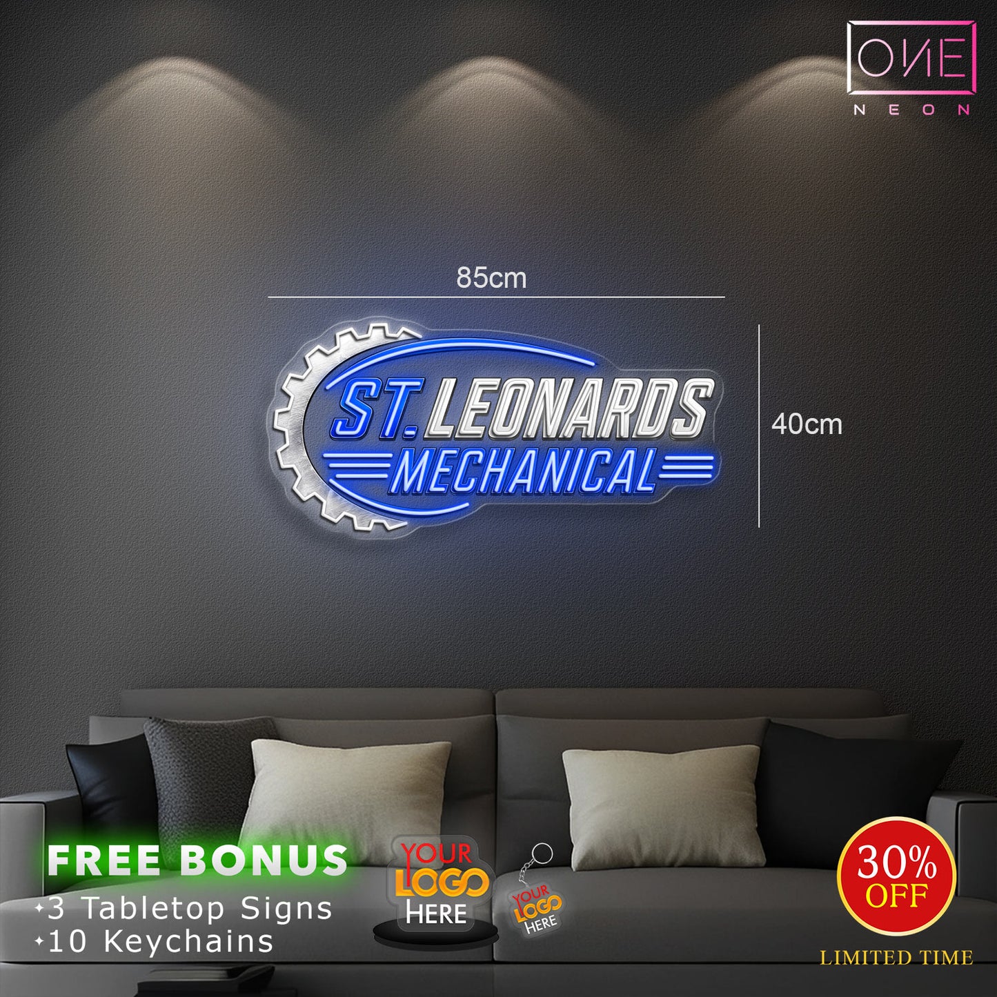 St. Leonards mechanical | LED Neon Sign