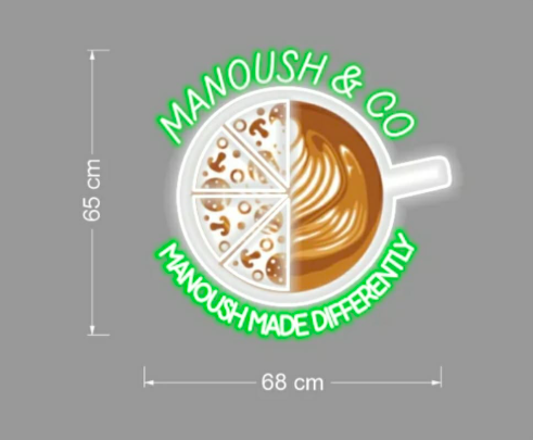 MANOUSH MADE DIFFERENTLY | LED Neon Sign (2 signs) + express shipping
