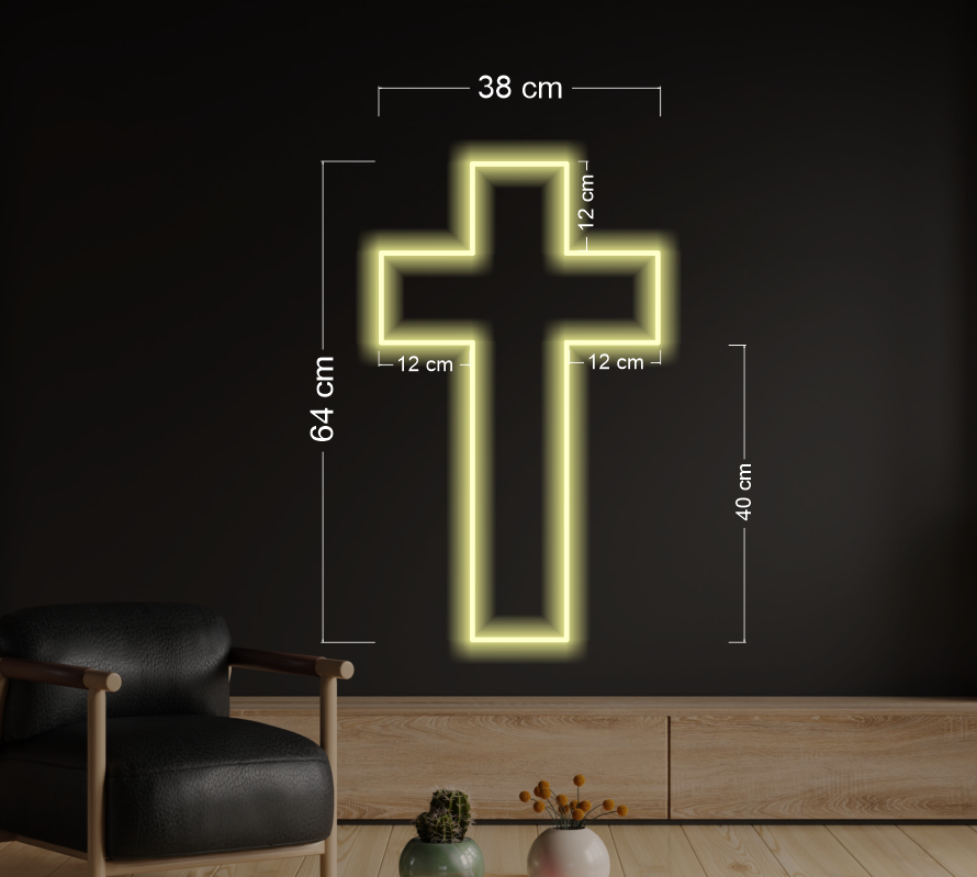 CROSS | LED Neon Sign (RGB)