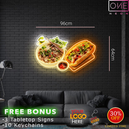 Banh Mi Coffee | LED Neon Sign (2 outdoor signs)