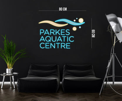 Sharkies party+Parkes aquatic centre+Parkes fitness 4 all ( 3 signs) | LED Neon Sign
