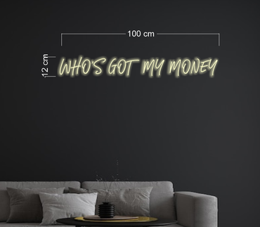 Feed The Beast+ Who's got my money (2 signs) | LED Neon Sign