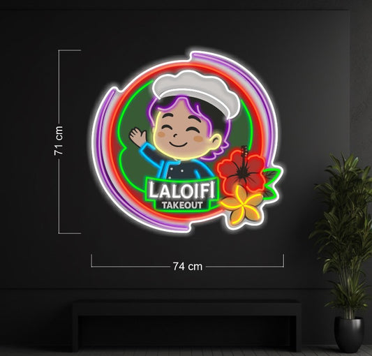 Enseigne au néon LED personnalisée pour entreprise 