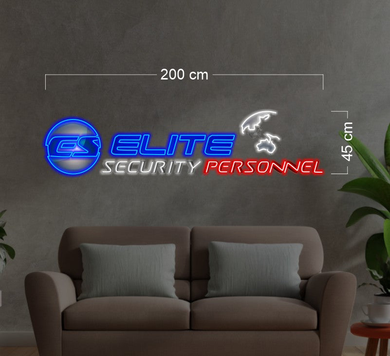 ELITE SECURITY PERSONNEL | LED Neon Sign