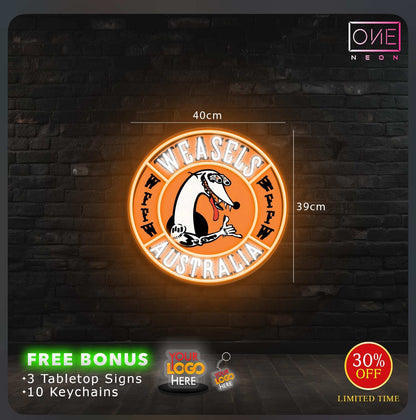WEASELS AUSTRALIA | LED Neon Sign (3 signs)