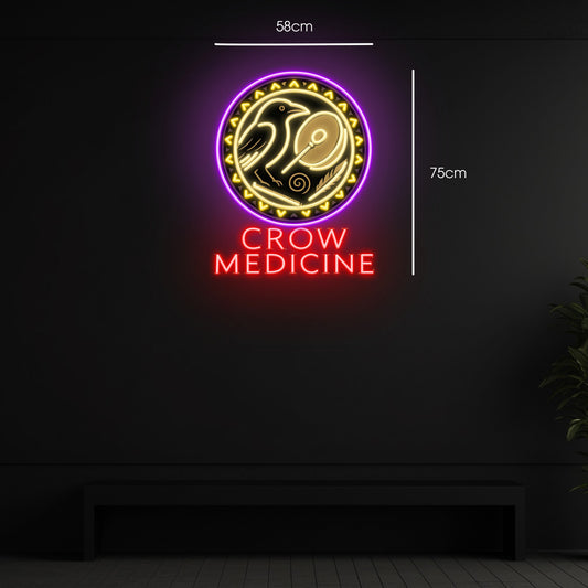 Crow medicine | LED Neon Sign