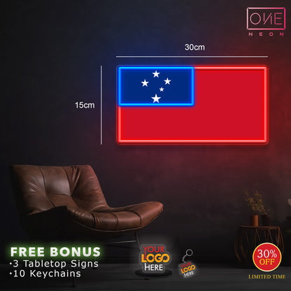 samoan flag | LED Neon Sign