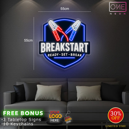BREAKSTART logo | LED Neon Sign