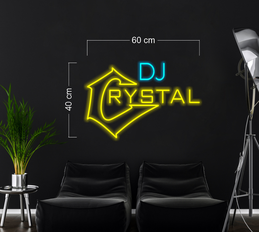 DJ CRYSTAL | LED Neon Sign