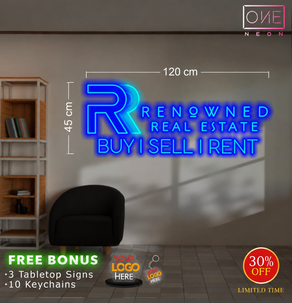 RR logo | LED Neon Sign