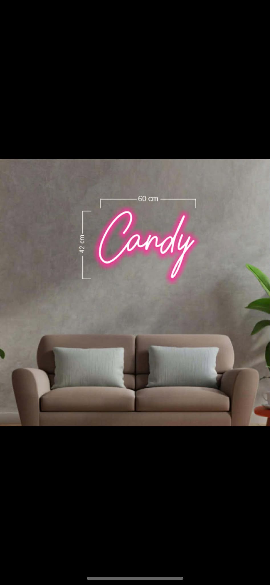 Atles + Candy ( 2 signs) | LED Neon Sign